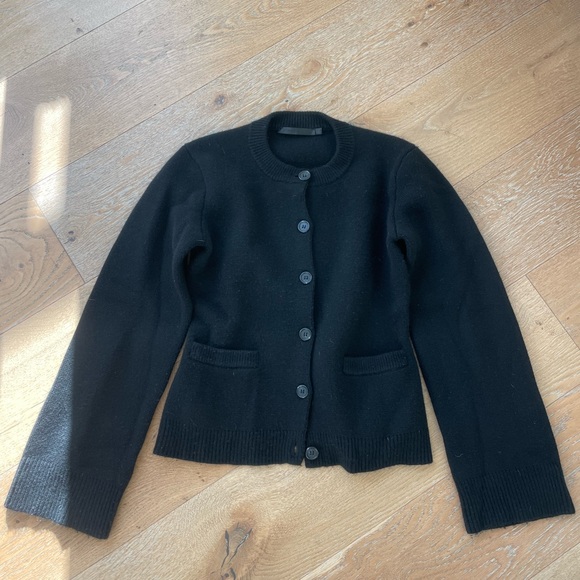 Jenni Kayne Cooper Cardigan in Black - Picture 3 of 8